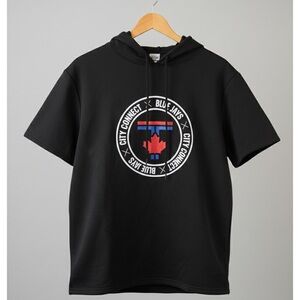 Black Hoodie with Graphic Design